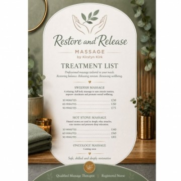 Restore and Release Massage